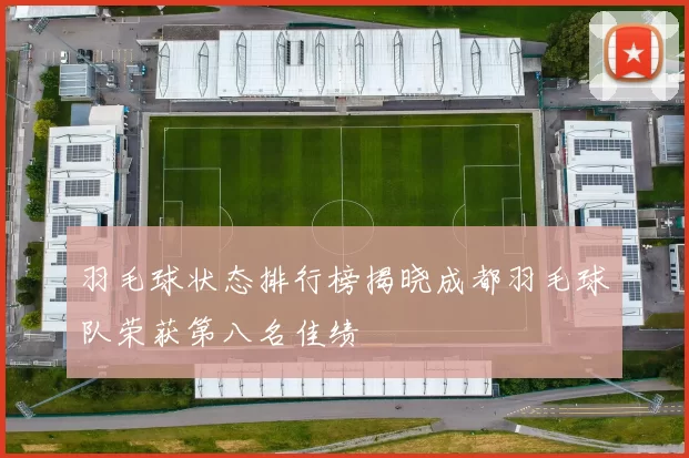 羽毛球状态排行榜揭晓成都羽毛球队荣获第八名佳绩