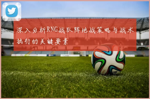 深入分析RNG战队阵地战策略与战术执行的关键要素