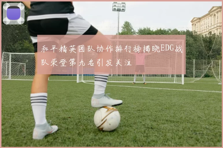 和平精英团队协作排行榜揭晓EDG战队荣登第九名引发关注